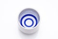 Japanese sake in a traditional ceramic cup Royalty Free Stock Photo