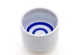 Japanese sake in ceramic ochoko cup Royalty Free Stock Photo
