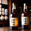 Japanese Sake, traditional Japanese Asian rice wine liquor liquer alcohol beverage