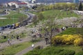 Japanese Sakura blooming at Easter