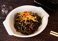 Japanese salad from seaweed