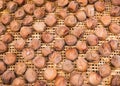 Japanese salt plum Umeboshi pickled plum on Ã Â¸Âºbasket Royalty Free Stock Photo