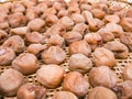 Japanese salt plum Umeboshi pickled plum on Ã Â¸Âºbasket Royalty Free Stock Photo