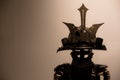 Japanese Samurai Armor shadow Royalty Free Stock Photo