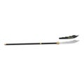 Japanese Samurai Naginata Yari Sword on white. 3D illustration