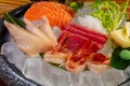 Japanese Sashimi set Royalty Free Stock Photo