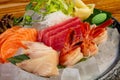 Japanese Sashimi set Royalty Free Stock Photo