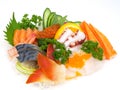 Japanese sashimi set Royalty Free Stock Photo