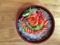 japanese sashimi set Royalty Free Stock Photo