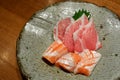 Japanese sashimi set Royalty Free Stock Photo
