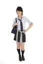 Japanese Schoolgirl Royalty Free Stock Photo