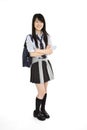 Japanese Schoolgirl Royalty Free Stock Photo