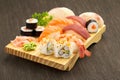 Japanese seafood sushi