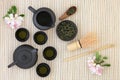 Japanese Sencha Tea Ceremony Royalty Free Stock Photo