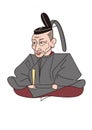 Japanese Sengoku warlord Toyotomi Hideyoshi Royalty Free Stock Photo