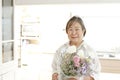 Japanese senior woman, homemaker