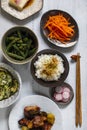 Japanese set meal Royalty Free Stock Photo