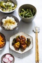 Japanese set meal Royalty Free Stock Photo