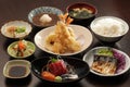 Japanese set meal Royalty Free Stock Photo