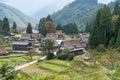 Japanese Shirakawago village