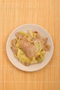 Stir-fried pork and cabbage Royalty Free Stock Photo