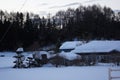 Snow hut in Japan Royalty Free Stock Photo