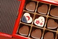 Japanese souvenir heart chocolate