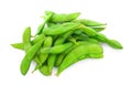 Japanese soybean on a white background Royalty Free Stock Photo