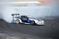 Japanese sports car Nissan Silvia S13 modified for drift racing