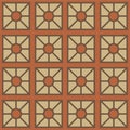 Japanese Square Net Vector Seamless Pattern