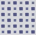 Japanese Square Net Vector Seamless Pattern Royalty Free Stock Photo