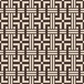Japanese Square Weave Vector Seamless Pattern