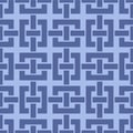 Japanese Square Weave Vector Seamless Pattern