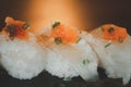 Japanese squid ika sushi Royalty Free Stock Photo