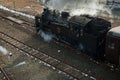 Japanese steam train Royalty Free Stock Photo