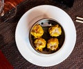 Japanese steamed dumplings Siu mai Royalty Free Stock Photo