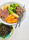 Japanese stewed pork or Gomoku Yakisoba Royalty Free Stock Photo