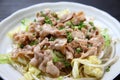 Japanese stirfried meat and vegetables