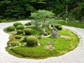 A Japanese Stone Garden Royalty Free Stock Photo