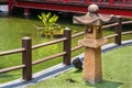 Japanese Stone Lanterns,Outdoor Garden Lighting Royalty Free Stock Photo