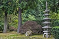 Japanese Stone Pagoda 2 Royalty Free Stock Photo