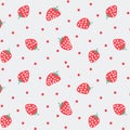 Japanese strawberry pattern