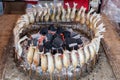 japanese street food grilled fish Royalty Free Stock Photo