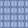 Japanese Stripe Brick Vector Seamless Pattern Royalty Free Stock Photo