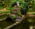 Japanese study garden with small Pagoda