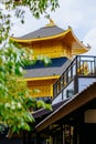 Japanese style castle in Thailand, mimics from Golden Temple (Kinkakuji Temple) of Japan.