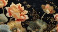 Japanese style goldwork flowers