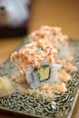 Japanese style maki sushi Royalty Free Stock Photo