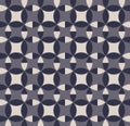 Japanese style retro vintage seamless pattern background geometry cross round