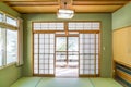 .Japanese style room Royalty Free Stock Photo